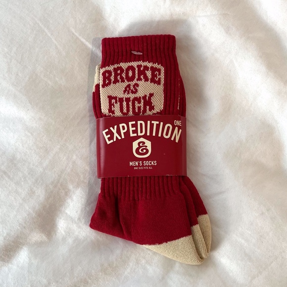 Expedition-One Broke As F**k Socks - Picture 1 of 6